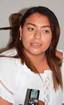 Brenda Flores, Coordinadora Nacional del Movimiento Cultural Leonel Rugama.