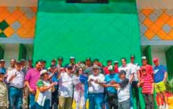 Mejoran centros deportivos en los departamentos