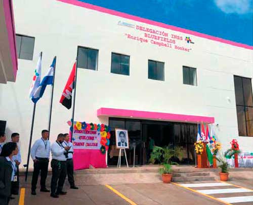 Nuevo edificio del INSS en Caribe Sur