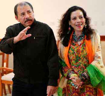 Copresidentes Daniel Ortega y Rosario Murillo.