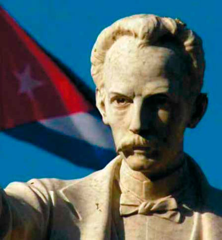 Prócer de la Independencia de Cuba, poeta José Martí.