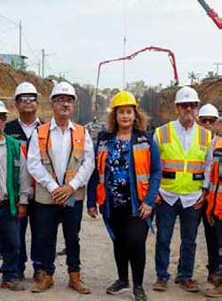 Obras en Pista Juan Pablo II