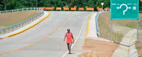 Inauguran construcción del tercer tramo de la carretera Siuna–Rosita