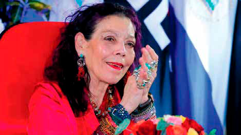 Copresidenta de Nicaragua Compañera Rosario Murillo