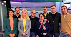 Visitas a medios de comunicación en Moscú