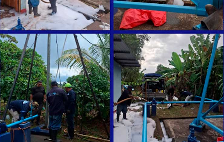 Mejoran servicio de agua en Nueva Guinea