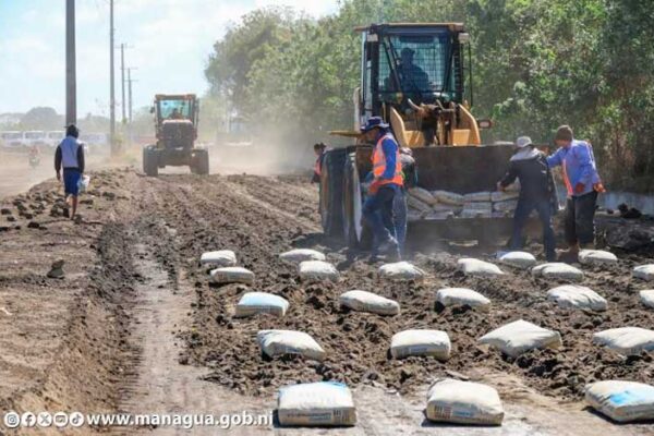 Proyectan mejoras de más de mil calles en Managua