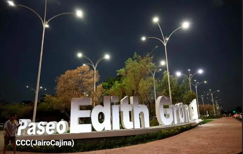 Paseo Edith Gron homenaje para la mujer nicaragüense